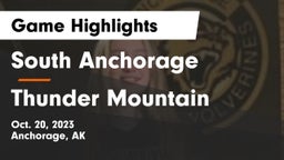 South Anchorage  vs Thunder Mountain  Game Highlights - Oct. 20, 2023