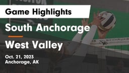 South Anchorage  vs West Valley Game Highlights - Oct. 21, 2023