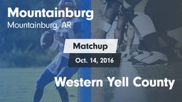 Matchup: Mountainburg vs. Western Yell County 2016