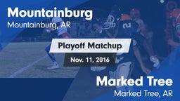 Matchup: Mountainburg vs. Marked Tree  2016