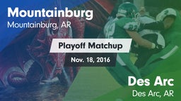 Matchup: Mountainburg vs. Des Arc  2016