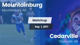 Matchup: Mountainburg vs. Cedarville  2017