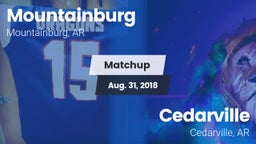 Matchup: Mountainburg vs. Cedarville  2018
