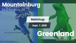 Matchup: Mountainburg vs. Greenland  2018