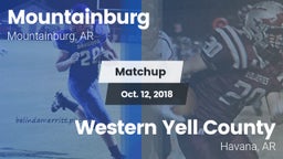 Matchup: Mountainburg vs. Western Yell County  2018
