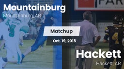 Matchup: Mountainburg vs. Hackett  2018