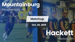 Matchup: Mountainburg vs. Hackett  2019