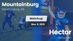Matchup: Mountainburg vs. Hector  2019