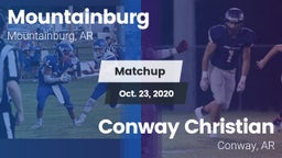 Matchup: Mountainburg vs. Conway Christian  2020
