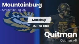 Matchup: Mountainburg vs. Quitman  2020