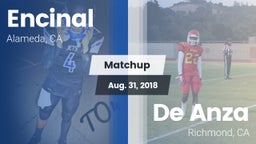 Matchup: Encinal vs. De Anza  2018