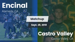 Matchup: Encinal vs. Castro Valley  2018