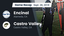 Recap: Encinal  vs. Castro Valley  2018
