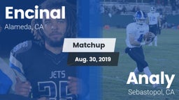 Matchup: Encinal vs. Analy  2019