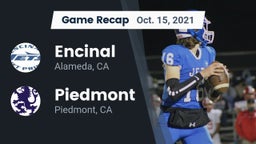 Recap: Encinal  vs. Piedmont  2021
