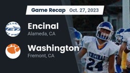 Recap: Encinal  vs. Washington  2023