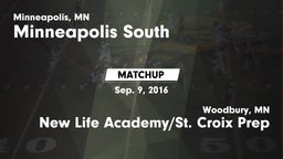 Matchup: Minneapolis South vs. New Life Academy/St. Croix Prep  2016