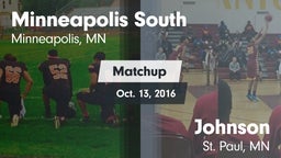 Matchup: Minneapolis South vs. Johnson  2016