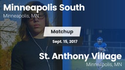 Matchup: Minneapolis South vs. St. Anthony Village  2017