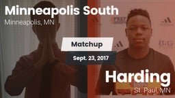 Matchup: Minneapolis South vs. Harding  2017