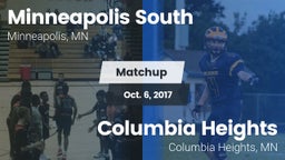 Matchup: Minneapolis South vs. Columbia Heights  2017