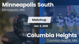 Matchup: Minneapolis South vs. Columbia Heights  2018