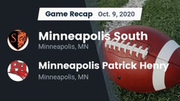 Recap: Minneapolis South  vs. Minneapolis Patrick Henry  2020