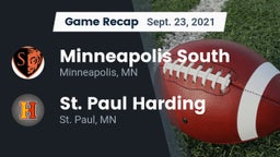 Recap: Minneapolis South  vs. St. Paul Harding  2021