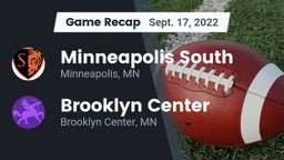 Recap: Minneapolis South  vs. Brooklyn Center  2022