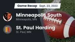 Recap: Minneapolis South  vs. St. Paul Harding  2022