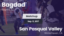 Matchup: Bagdad vs. San Pasqual Valley  2017