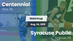 Matchup: Centennial vs. Syracuse Public  2018
