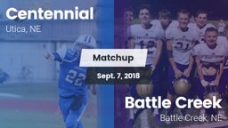 Matchup: Centennial vs. Battle Creek  2018