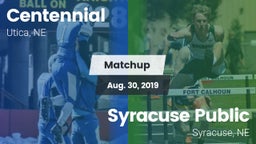 Matchup: Centennial vs. Syracuse Public  2019