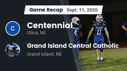 Recap: Centennial  vs. Grand Island Central Catholic 2020