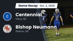 Recap: Centennial  vs. Bishop Neumann  2020