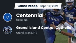 Recap: Centennial  vs. Grand Island Central Catholic 2021