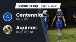 Recap: Centennial  vs. Aquinas  2021