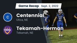Recap: Centennial  vs. Tekamah-Herman  2022