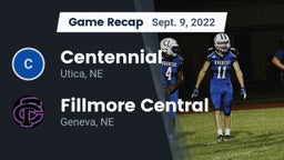 Recap: Centennial  vs. Fillmore Central  2022