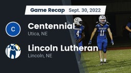 Recap: Centennial  vs. Lincoln Lutheran  2022