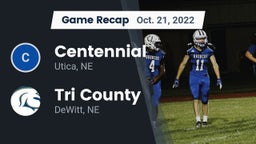 Recap: Centennial  vs. Tri County  2022