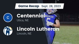 Recap: Centennial  vs. Lincoln Lutheran  2023
