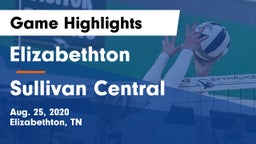 Elizabethton  vs Sullivan Central  Game Highlights - Aug. 25, 2020