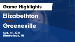 Elizabethton  vs Greeneville  Game Highlights - Aug. 16, 2021