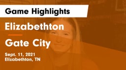 Elizabethton  vs Gate City  Game Highlights - Sept. 11, 2021