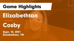 Elizabethton  vs Cosby Game Highlights - Sept. 10, 2021