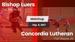 Matchup: Bishop Luers vs. Concordia Lutheran  2017