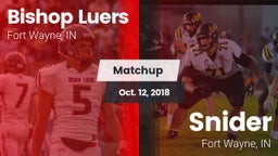 Matchup: Bishop Luers vs. Snider  2018