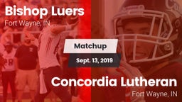 Matchup: Bishop Luers vs. Concordia Lutheran  2019